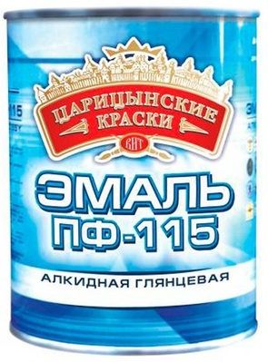 Эмаль ПФ-115 Царицынские краски, белый, 0.4 кг купить в СОМ