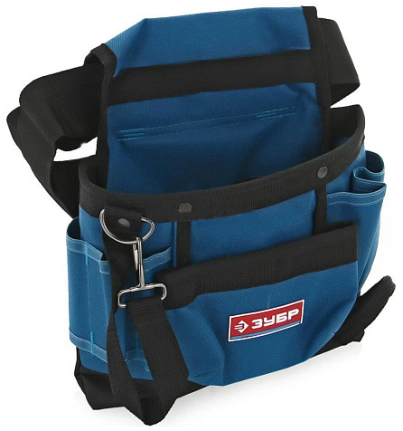 Сумка-пояс для инструмента ЗУБР, 9 карманов, нейлон купить в СОМ