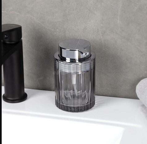 Дозатор для жидкого мыла Fora Smoky Topaz FOR-GLASS-ST021 купить в СОМ