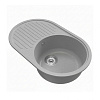 Мойка каменная Mixline ML-GM16, 730 х460 х180 мм, врезная, графит купить в СОМ