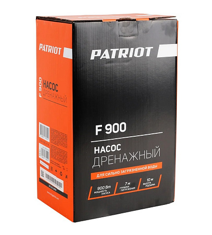 Насос дренажный PATRIOT F 900 купить в СОМ