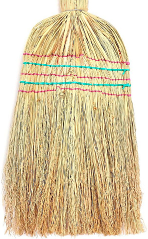 Метла Сорго 5ти прошивная с деревянным черенком купить в СОМ