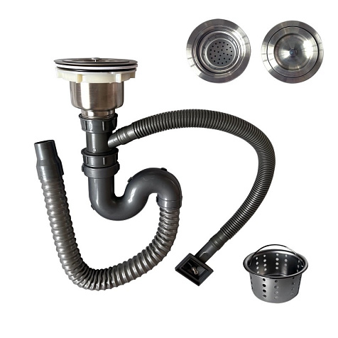 Мойка нержавеющая врезная Mixline Pro 750 х460 х215 мм, толщина 3 мм, графит купить в СОМ