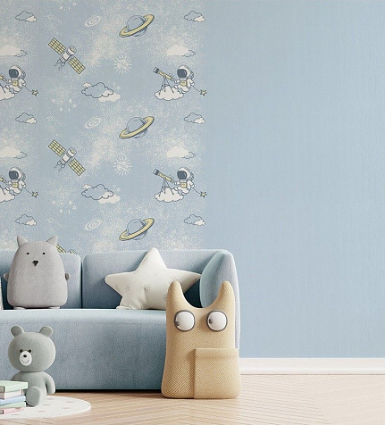 Обои виниловые на флизелиновой основе 75339-16 Аспект WallDecor Космолэнд, 1.06 х 10.05 м . купить в СОМ