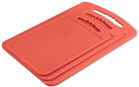 Доска разделочная пластик набор 3шт С55 купить в СОМ
