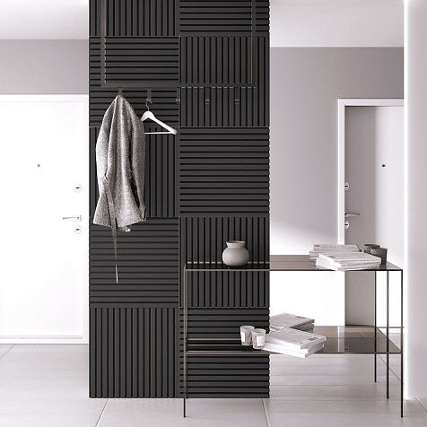 Панель МДФ Акустическая Comfort De Luxe Black Lead 600х600х9 мм купить в СОМ