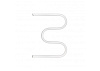 Полотенцесушитель Волпро М 500 х400 мм, 1" белый купить в СОМ