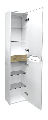 Пенал подвесной Azario Magenta 35, белый купить в СОМ