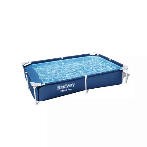 Бассейн каркасный Bestway 56401 221х150х43см Steel Pro прямоугольный купить в СОМ