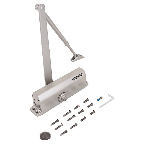 Доводчик дверной Notedo DC-150 Grey, 100-160 кг, серый купить в СОМ