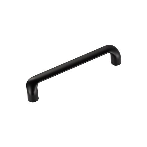 Ручка-скоба мебельная Edson 1018 BLACK MATT 128 MM купить в СОМ