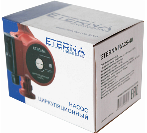 Насос д/отопит.систем ETERNA RА 25-40 купить в СОМ
