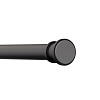 Карниз для ванной комнаты Iddis RSB0120i14, 110 х200 см, черный матовый купить в СОМ