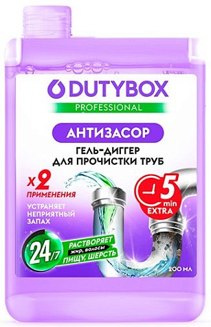 Dutybox Гель-диггер для труб Антизасор 200мл купить в СОМ