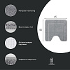 Коврик для туалета Iddis PTLT06Mi12, 45 х45 см, микрофибра, серый купить в СОМ